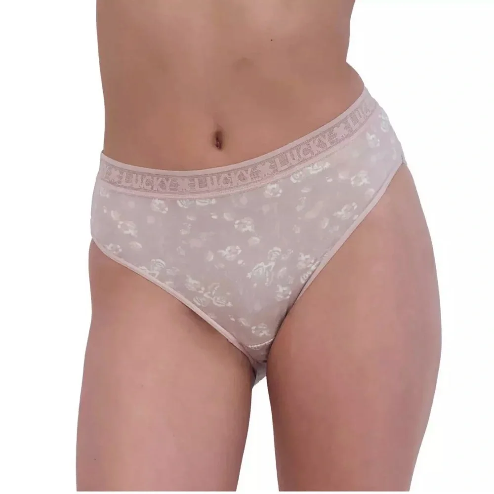 Lucky Brand 6-Pack Hi-Cut Panties Sz -S